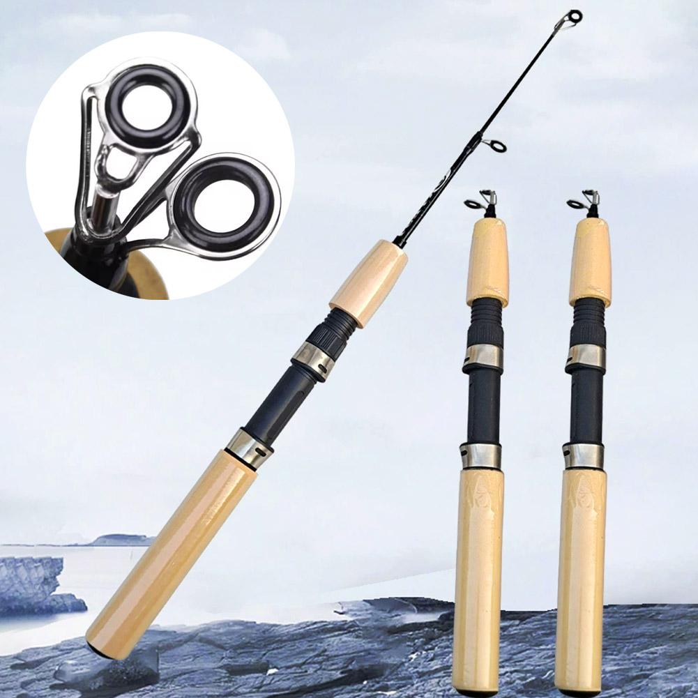 Ice Fishing Tip Up - Mini Ice Fishing Rod Portable Carbon