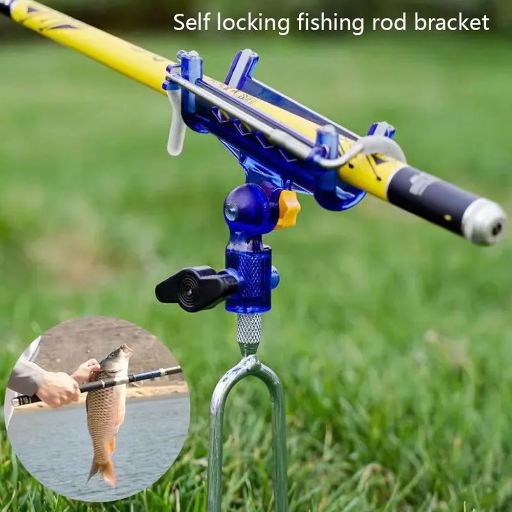 Fishing Rod Pod - Adjustable Universal Fishing Rod Ground Stand