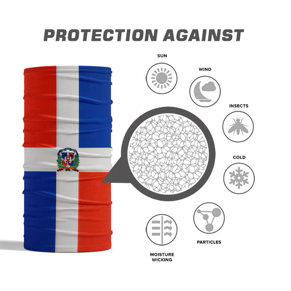 Dominica National Flag Bandana - đánh giá và giá Fishing Gear