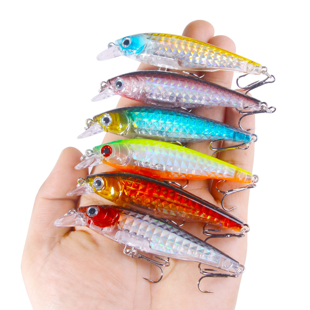 1pc Minnow fishing lure set 9c - đánh giá và giá Fishing Equipment For Trout
