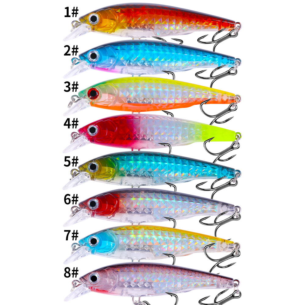 1pc Minnow fishing lure set 9c - đánh giá và giá Fishing Equipment For Trout
