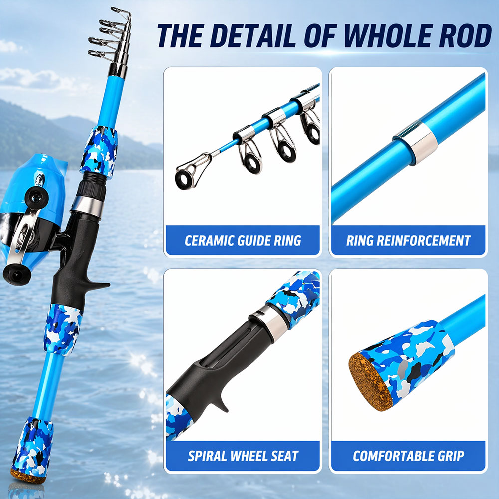 youth Fishing Pole Set with Fu - đánh giá và giá Fishing Equipment For Kids
