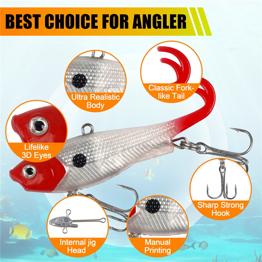5Pcs Pre-Rigged Jig Head Wobbl - đánh giá và giá Fishing Equipment For Trout