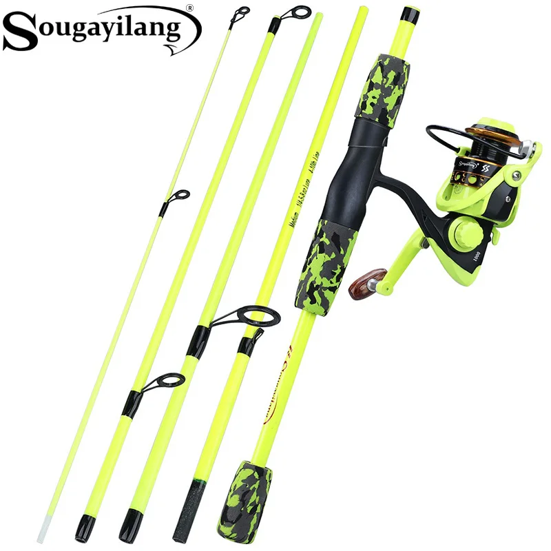 Sougayilang Portable 5 Section - đánh giá và giá Fishing Equipment For Kids