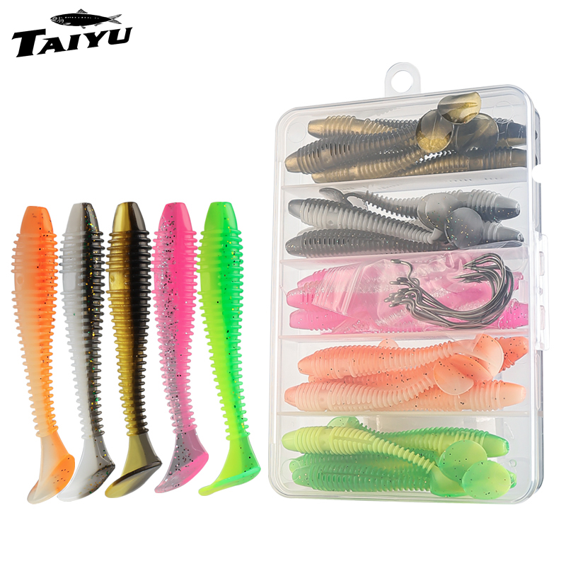 TAIYU 25/35pcs/Set Soft Fishin - đánh giá và giá Fishing Equipment For Trout