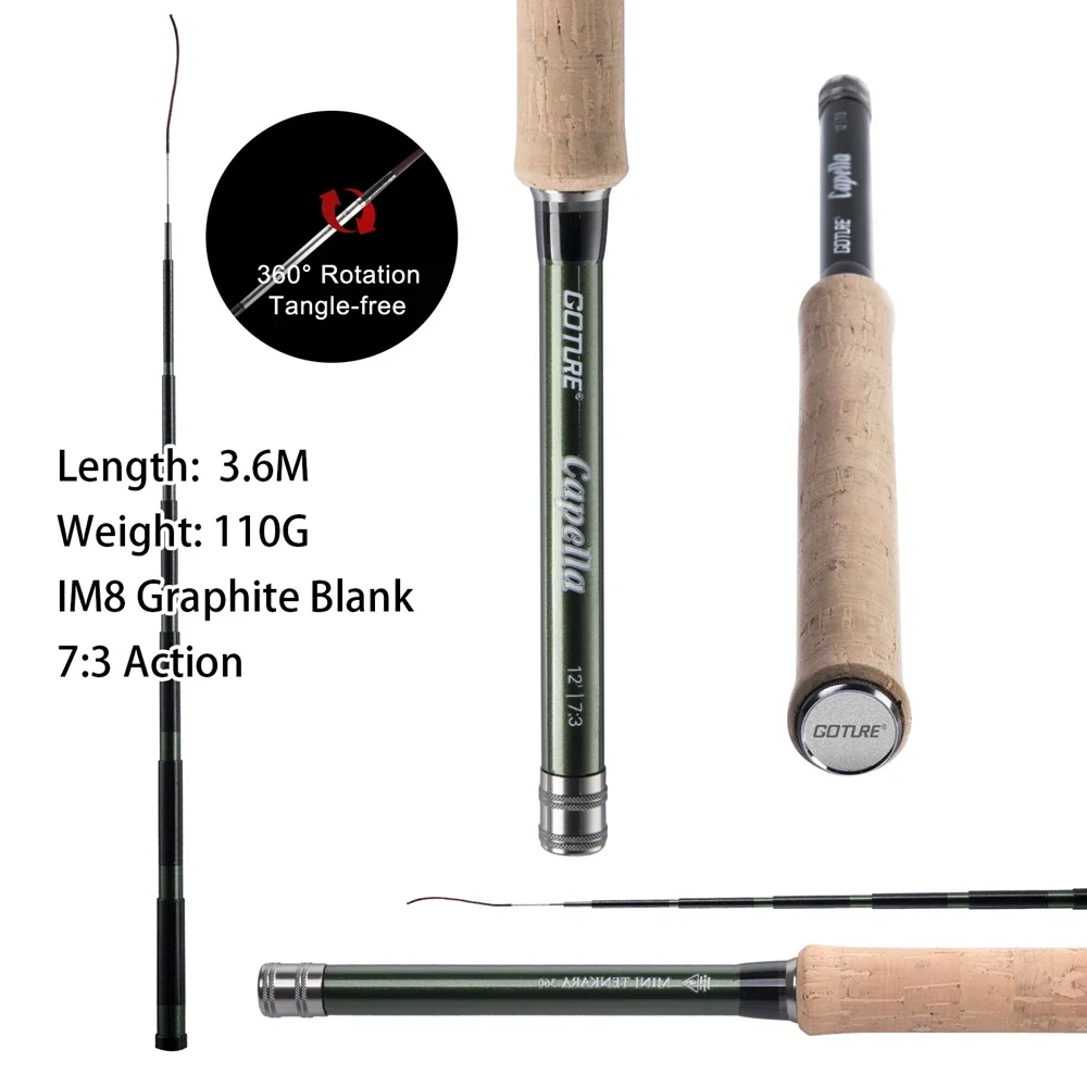 Goture 12FT Classical Tenkara  - đánh giá và giá Fishing Equipment For Kids