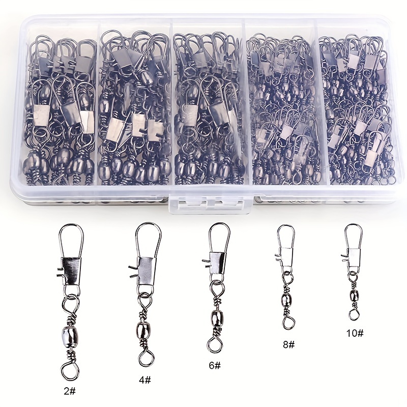 50/200pcs Barrel Snap Swivel F - đánh giá và giá Ice Fishing Tip Up